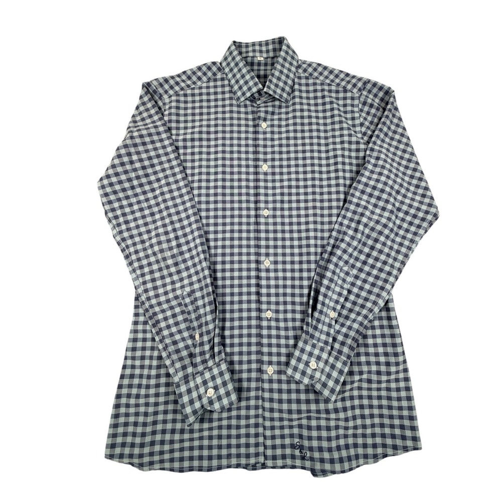 State and Liberty The Ace Large Checkered Performance Long Sleeve Shirt
